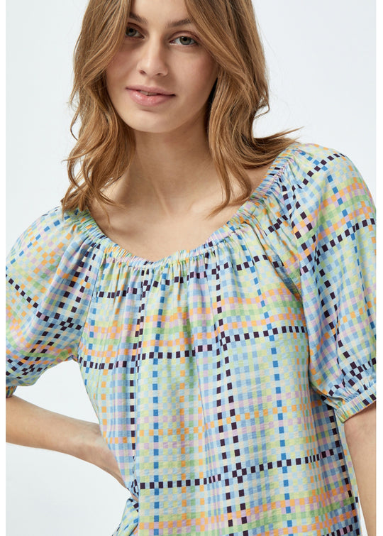 Minus Luretta Blouse Mango Blackbet Print