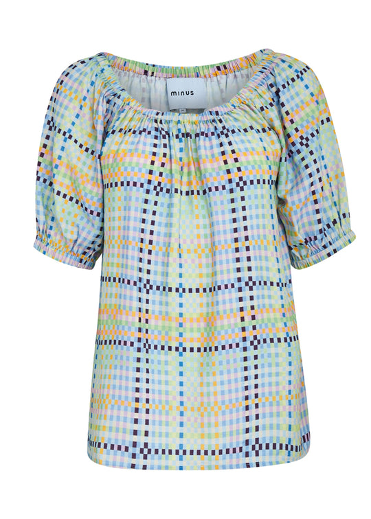 Minus Luretta Blouse Mango Blackbet Print