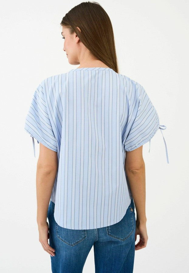 Pieszak PD-Madison SS Shirt Stripe Kentucky Blue