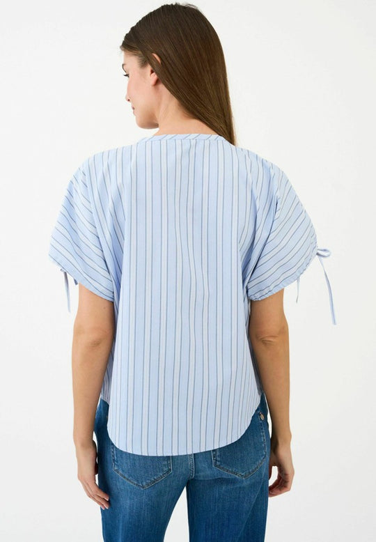 Pieszak PD-Madison SS Shirt Stripe Kentucky Blue