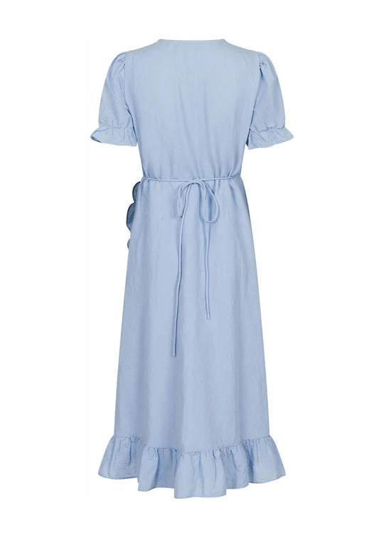 Neo Noir Marietta Linen Dress light blue
