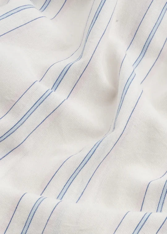 Basic Apparel Martina SS Shirt Whisper white/lotus/Alaskan blue