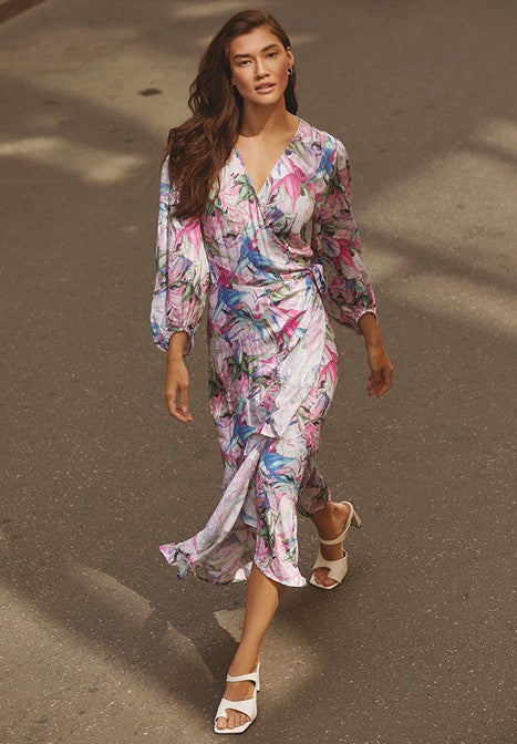 Minus Mercy Maxi Dress Super Pink Print