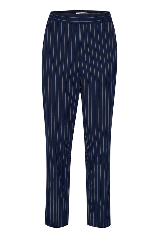 Inwear Sadineiw Pants Pinstripe Midnight Magic