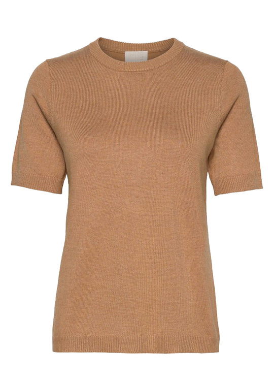 Minus Pamela tricot tee amander melange