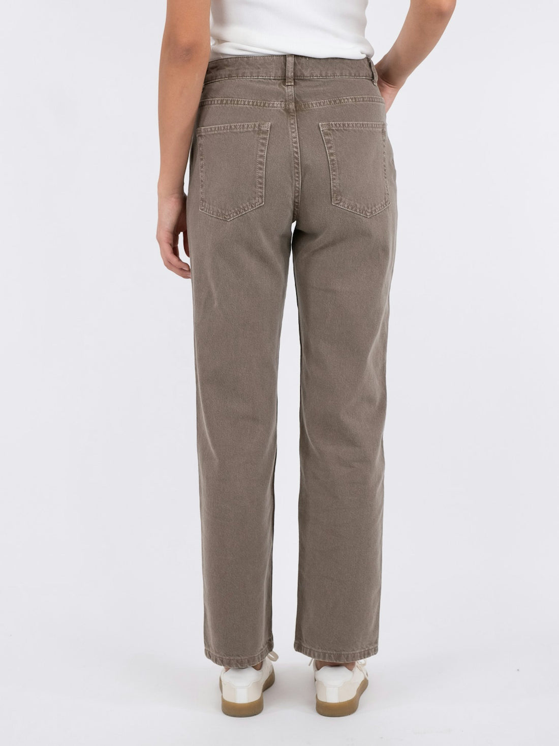 Neo Noir Simona D Pants Dusty Brown