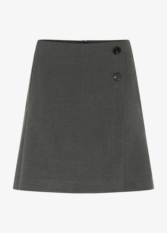 InWear NataliaIW Skirt Antrecite Grey Melange