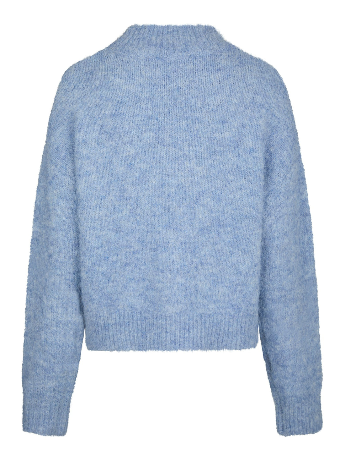 Neo Noir Paulina Fluffy Knit Blouse Dusty Blue