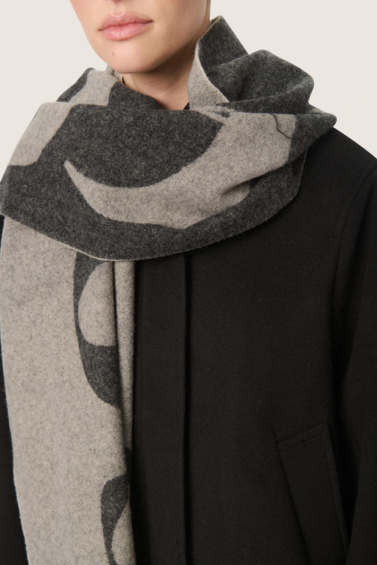 Soaked in Luxury SLHalsey Scarf oatmeal