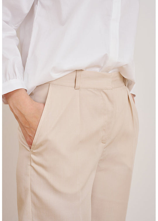 Schulz par foule pantalon peline léger beige