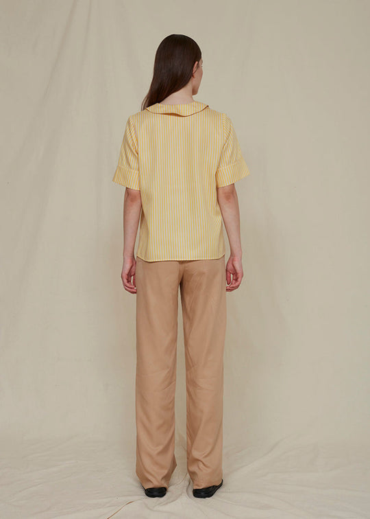 Schulz by Crowd Pinda pants Tencel Beige