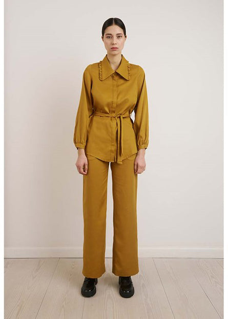 Schulz par foule pantalon panta moutarde