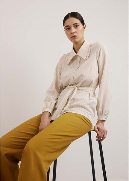 Schulz par foule pantalon panta moutarde