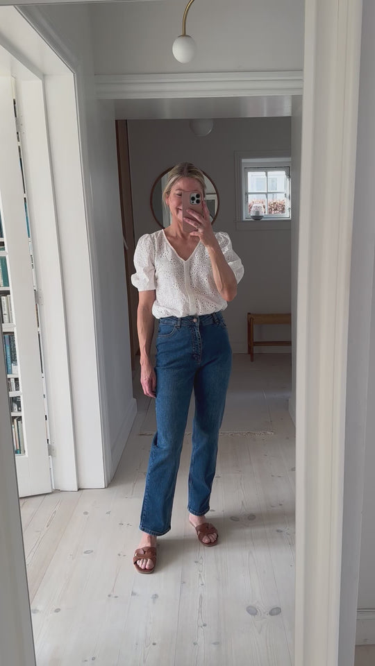 Cinq unités Mollyfv Ankle 241 Jeans Classic Blue Vintage