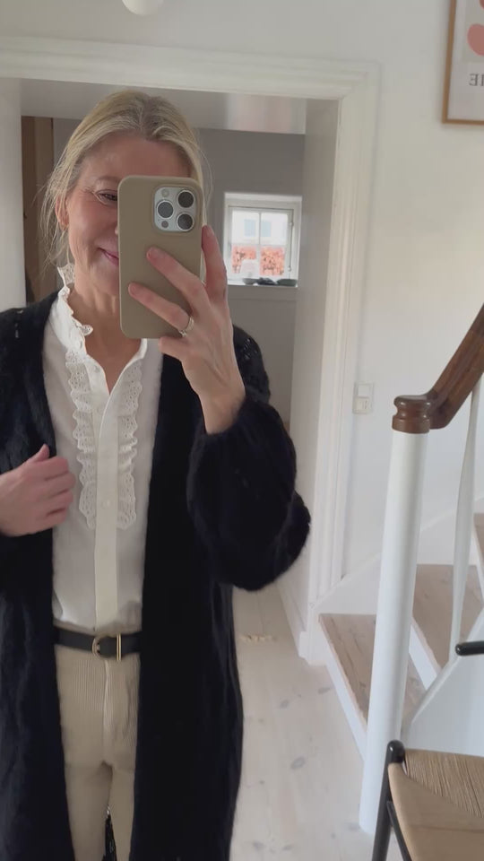 Noella Jayda Knit Cardigan black