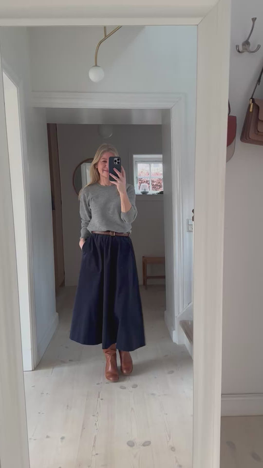 La Rouge Vilma Skirt Corduroy Navy