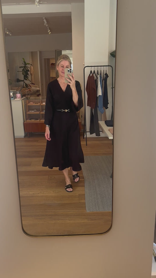 Inwear dritaiw dress black