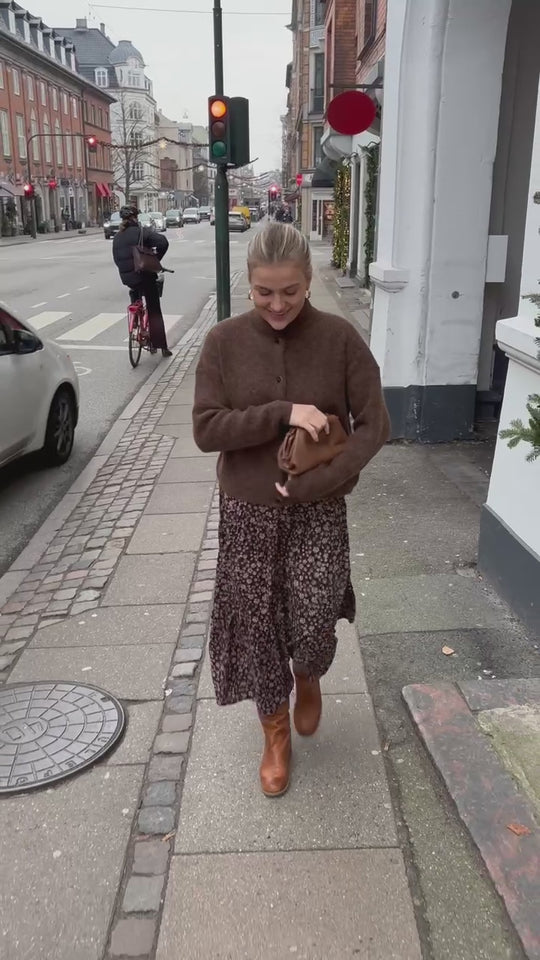 Gestuz AlphaGZ cardigan short Buff Mélange