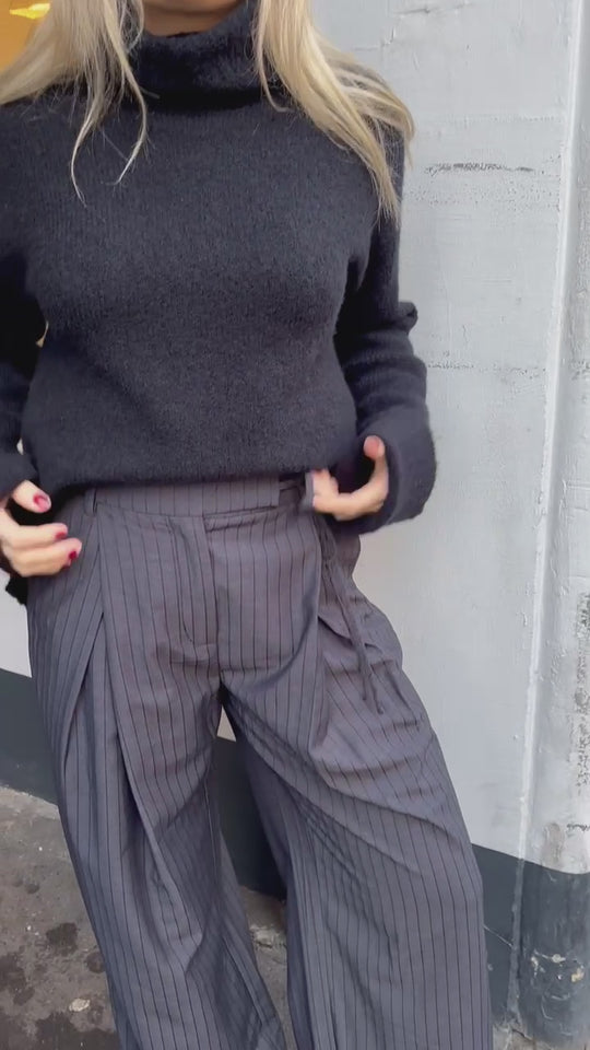 Minimum Gunli Pants Black Stripes