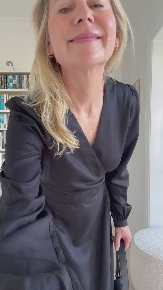 Schulz par foule robe dandy noire