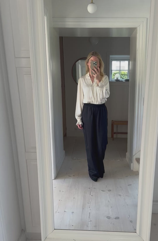 Schulz par foule panne pantalon noir