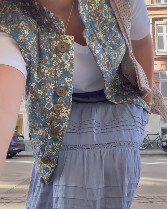 Lollys Laundry CairoLL Quilted Vest blue