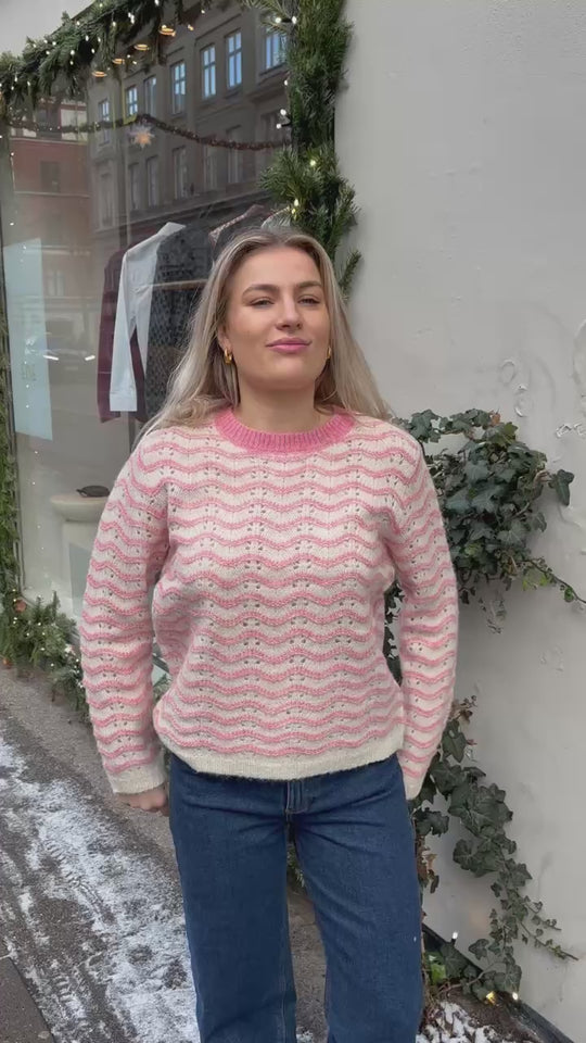 Lollys Laundry LanoLL Jumper Knit LS pink