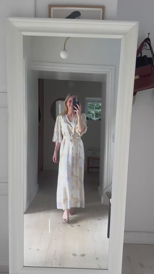 Helmstedt Camilla Dress Aurora Watercolor Print