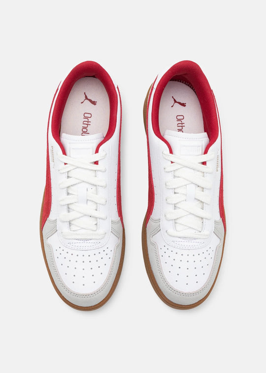 Puma Indoor white Dark Grimsongum red
