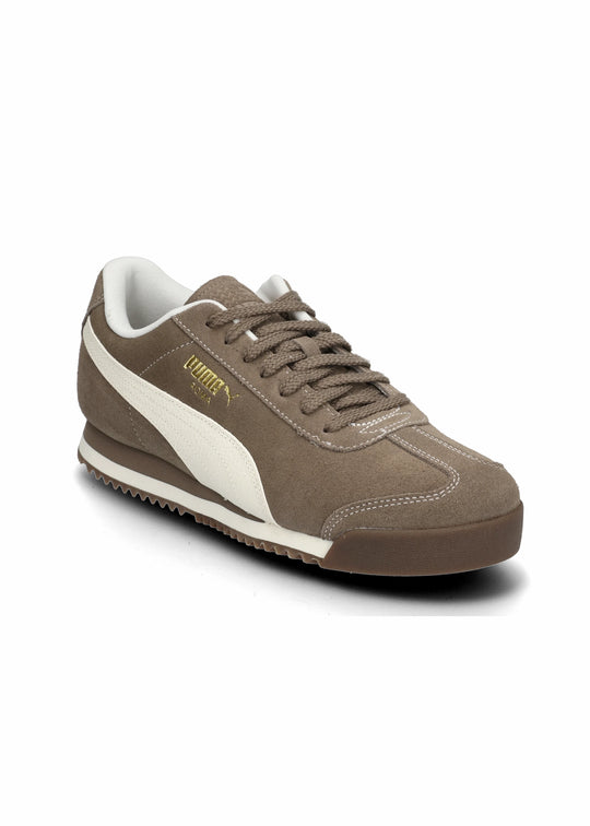 Puma Roma Suede Totally Taupe-Warm White