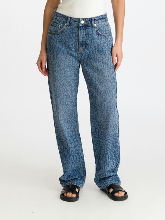 Neo Noir Simona Fade Leo Pants Blue