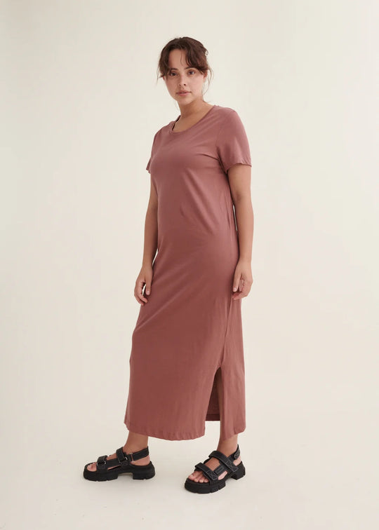 Basic Apparel Rebekka Dress Gots Mink