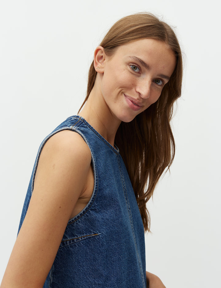 MbyM Rhiann-M Dress Vintage Blue Wash