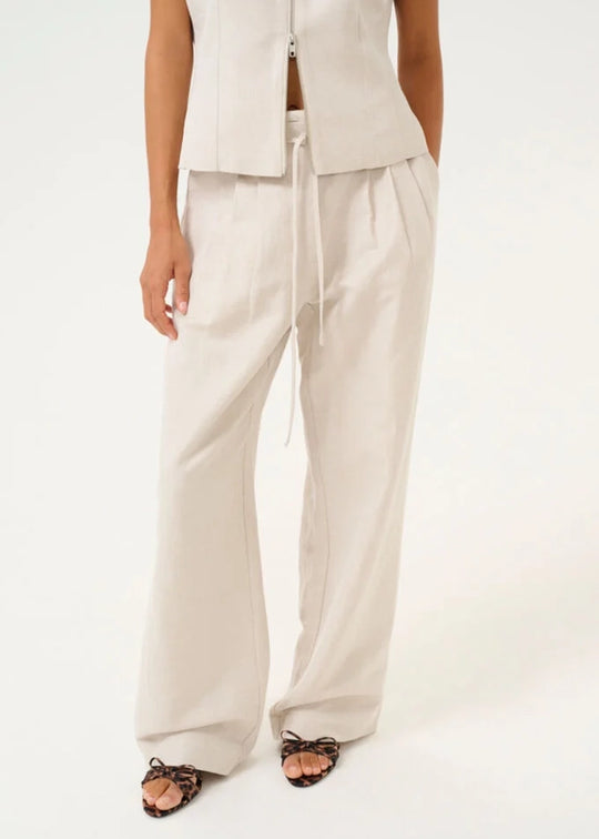 Karen by Simonsen KBVia Ro Pants Natural Melange