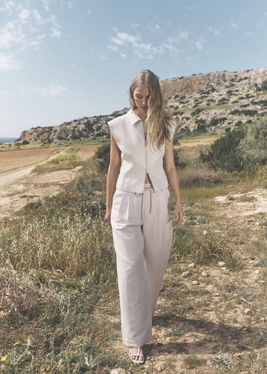 Karen by Simonsen KBVia Ro Pants Natural Melange