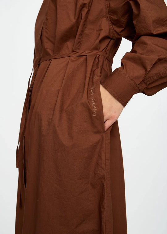 Esmé Studios ESRosa LS Shirt Dress Tiramisu