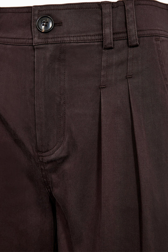 Pieszak PD-Sasha French Pleat Pant coffee (brun)