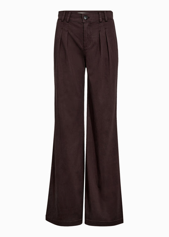 Pieszak PD-Sasha French Pleat Pant coffee (brun)