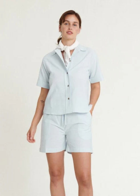 Basic Apparel Harriet Shorts Ashley Blue/Whisper White