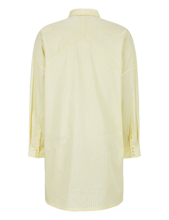 Esmé Studios Esginny Oversize Long Shirt Shirt Amond Huile Stripe