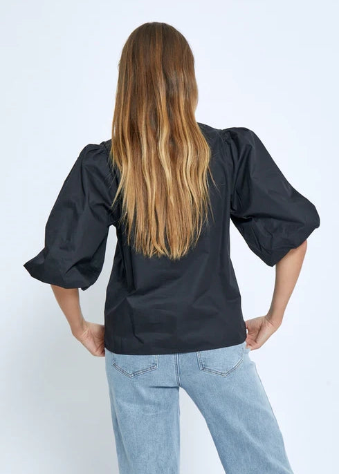 Minus MSJoa Short Sleeve Blouse Black