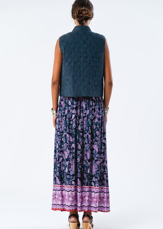 Lollys Laundry SunsetLL Maxi Skirt Flower Print OG