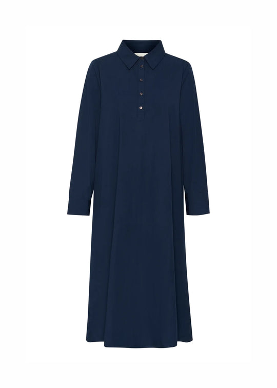 My Essential Wardrobe SunnaMW Long Dress Dark Sapphire Blue