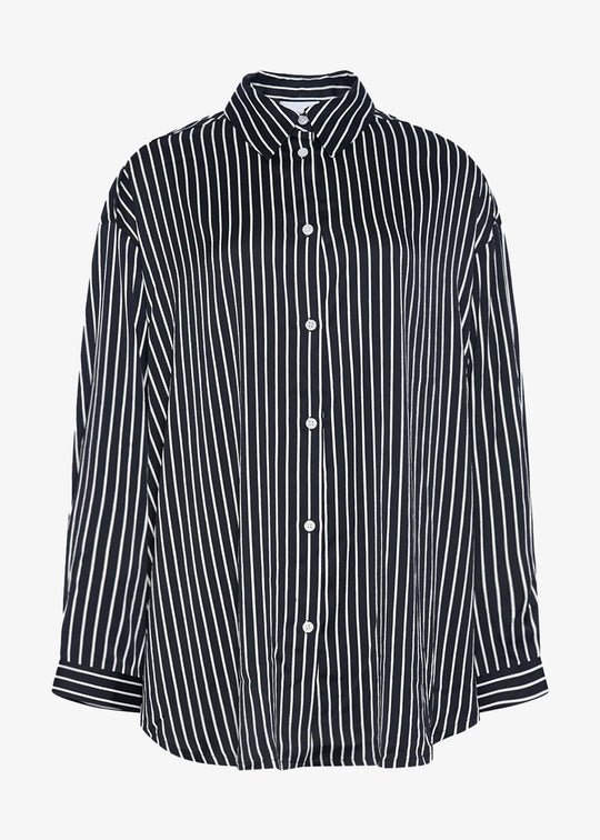 Noella Suri Shirt Taya Black Stripe