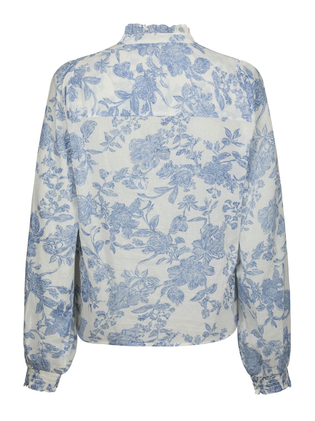 Neo Noir Oda Flower Spring Shirt White