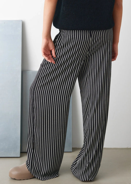 Noella Samira Pants Taya Black Stripe
