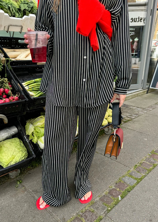 Noella Samira Pants Taya Black Stripe