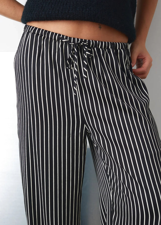 Noella Samira Pants Taya Black Stripe
