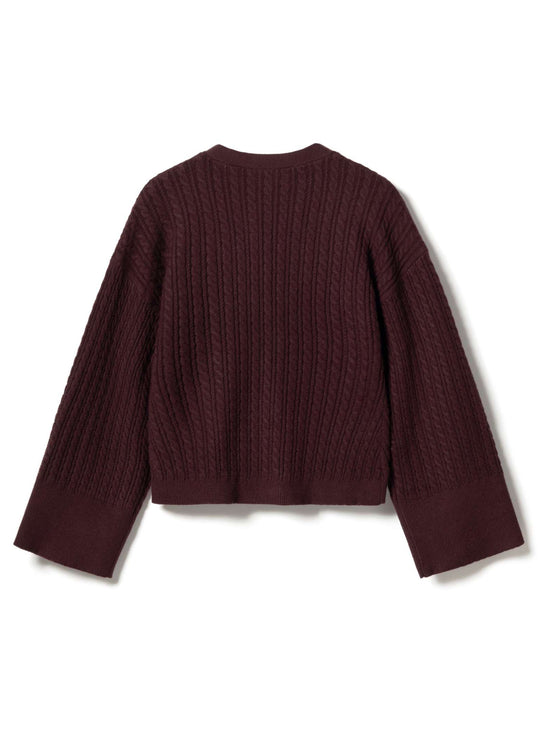 Noella N-Lenyx Knit Cardigan Winetasting
