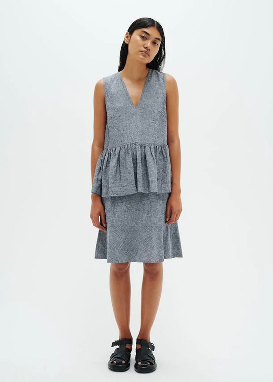 Inwear odetteiw top marine bleu melange